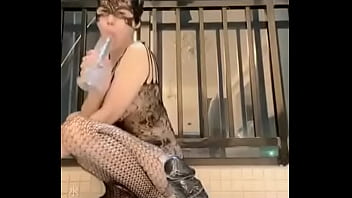 Wife masturbating to male gay porn video